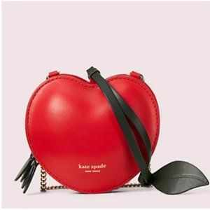 kate spade picnic micro red cherry crossbody purse bag wristlet nwot